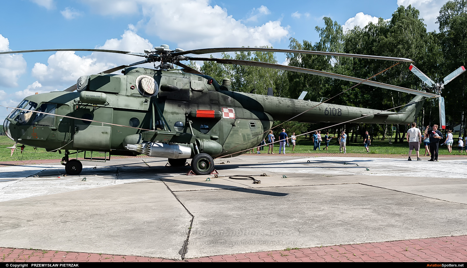 Poland - Army  -  Mi-17  (6108) By PRZEMYSŁAW PIETRZAK (PEPE74)