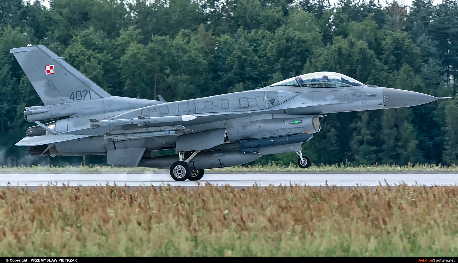 Poland - Air Force  -  F-16C Block 52+ Fighting Falcon  (4071) By PRZEMYSŁAW PIETRZAK (PEPE74)