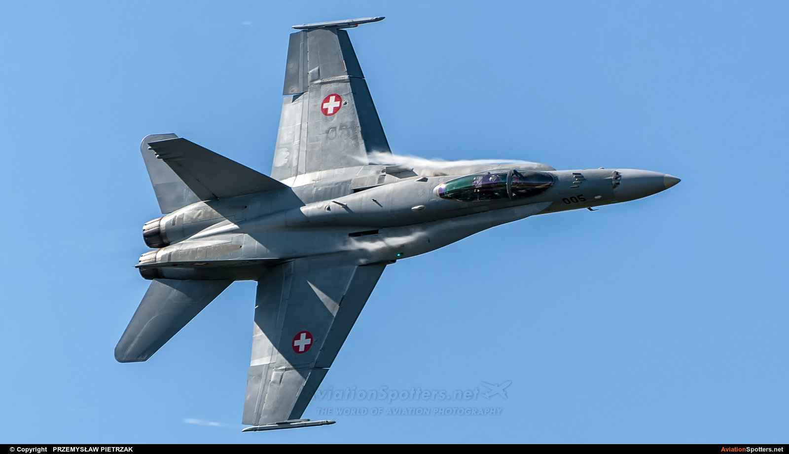 Switzerland - Air Force  -  F/A-18C Hornet  (J-5005) By PRZEMYSŁAW PIETRZAK (PEPE74)