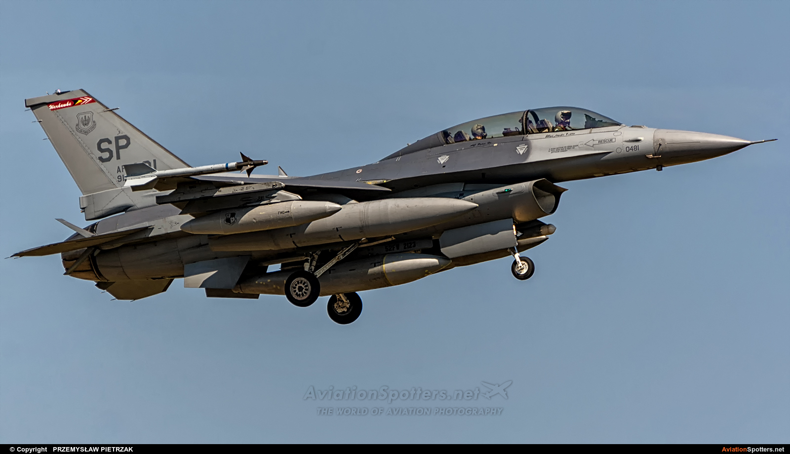 USA - Air Force  -  F-16D Fighting Falcon  (91-0481) By PRZEMYSŁAW PIETRZAK (PEPE74)