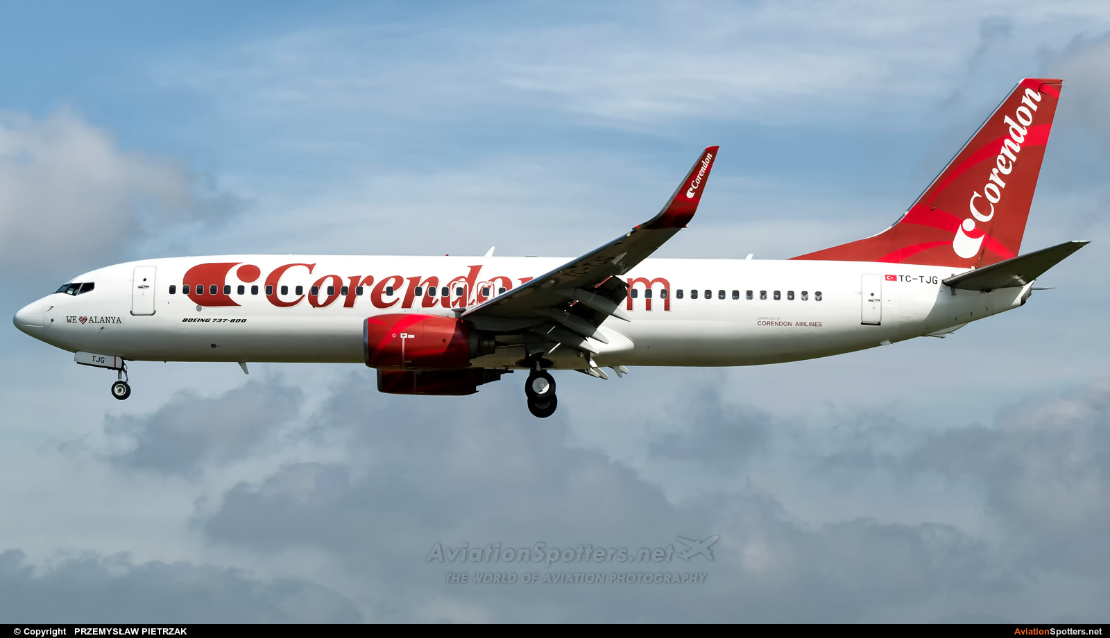 Corendon Airlines  -  737-86J  (TC-TJG) By PRZEMYSŁAW PIETRZAK (PEPE74)