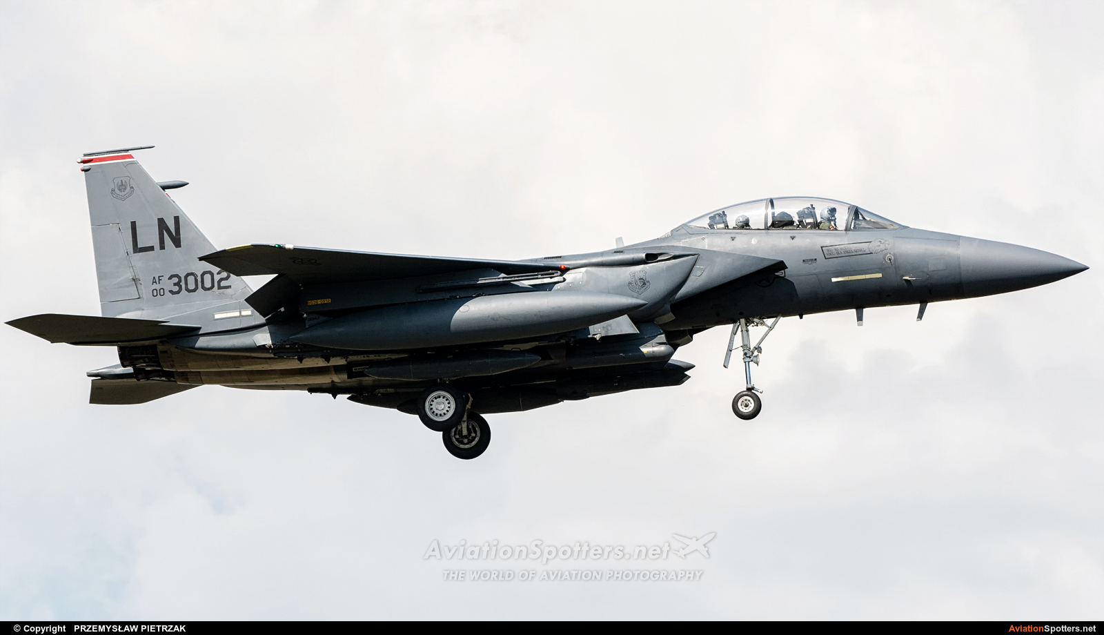 USA - Air Force  -  F-15E Strike Eagle  (00-3002) By PRZEMYSŁAW PIETRZAK (PEPE74)