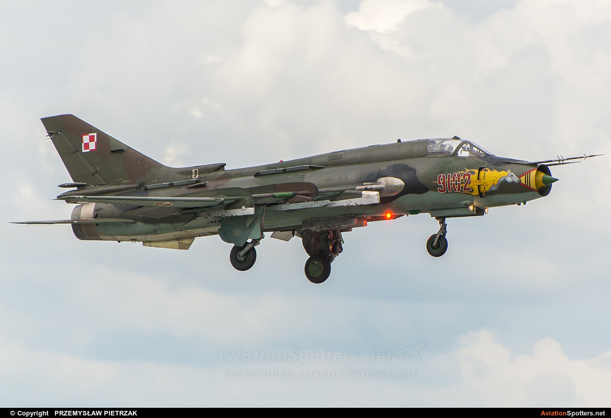 Poland - Air Force  -  Su-22M-4  (9102) By PRZEMYSŁAW PIETRZAK (PEPE74)