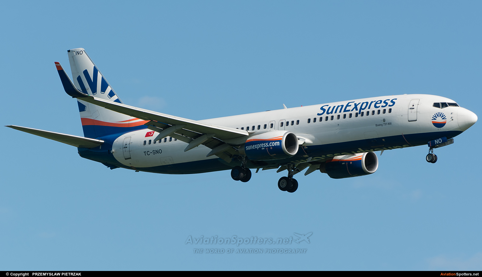 SunExpress  -  737-800  (TC-SNO) By PRZEMYSŁAW PIETRZAK (PEPE74)