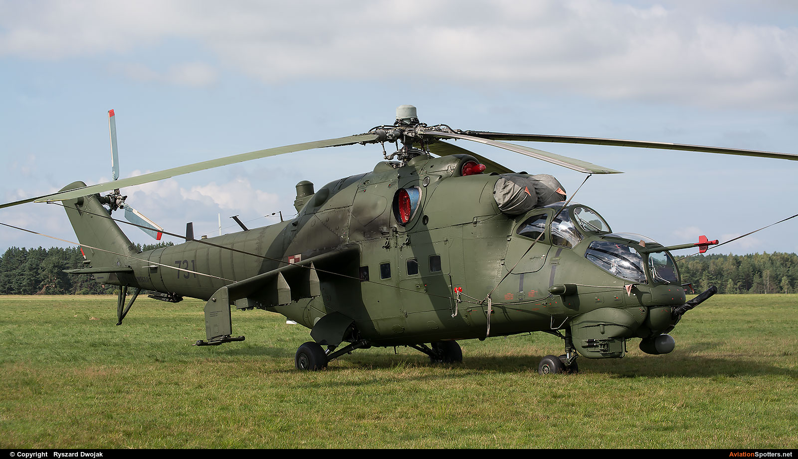 Poland - Air Force  -  Mi-24D  (731) By Ryszard Dwojak (ryś)