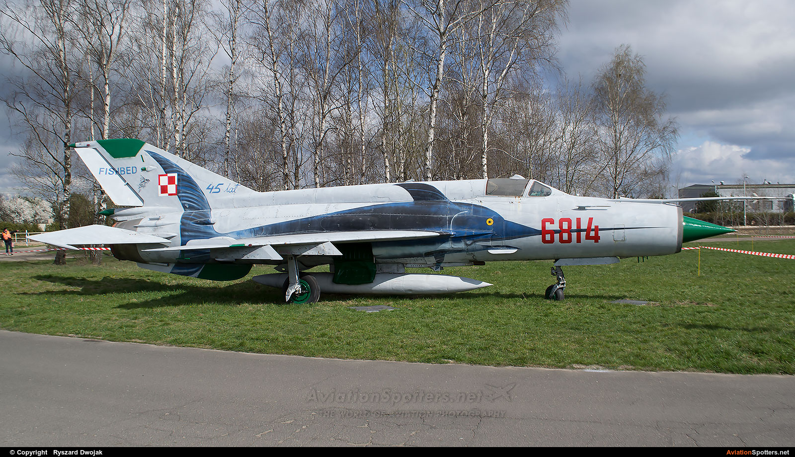 Poland - Air Force  -  MiG-21MF  (6814) By Ryszard Dwojak (ryś)