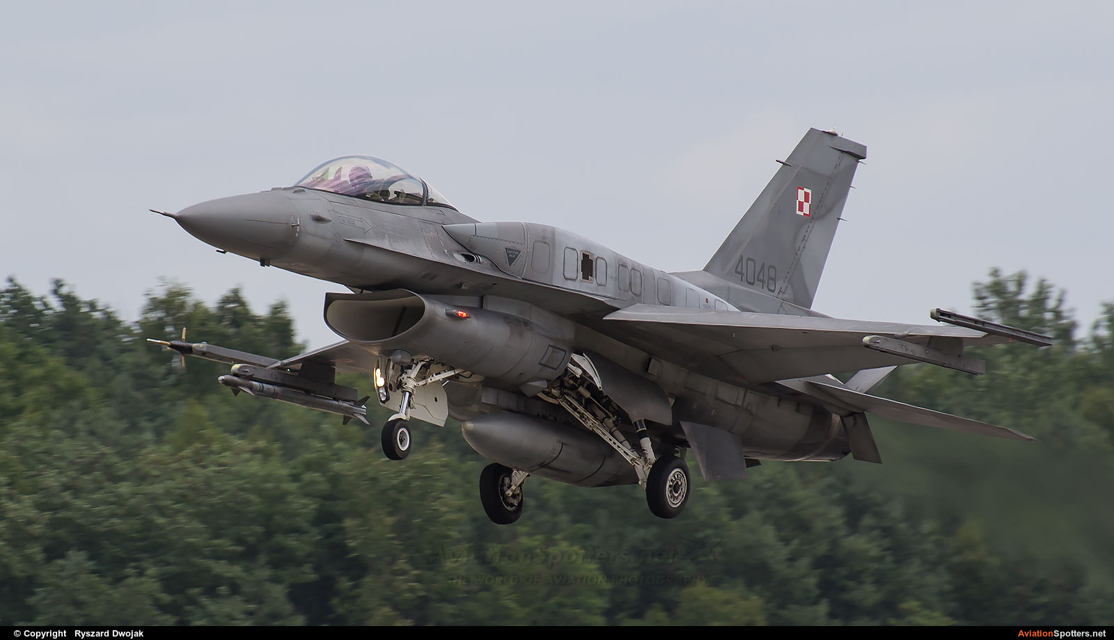 Poland - Air Force  -  F-16C Block 52+ Fighting Falcon  (4048) By Ryszard Dwojak (ryś)
