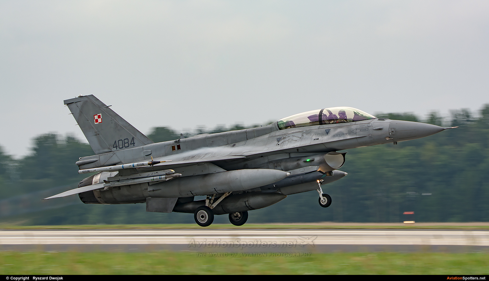 Poland - Air Force  -  F-16D Fighting Falcon  (4084) By Ryszard Dwojak (ryś)