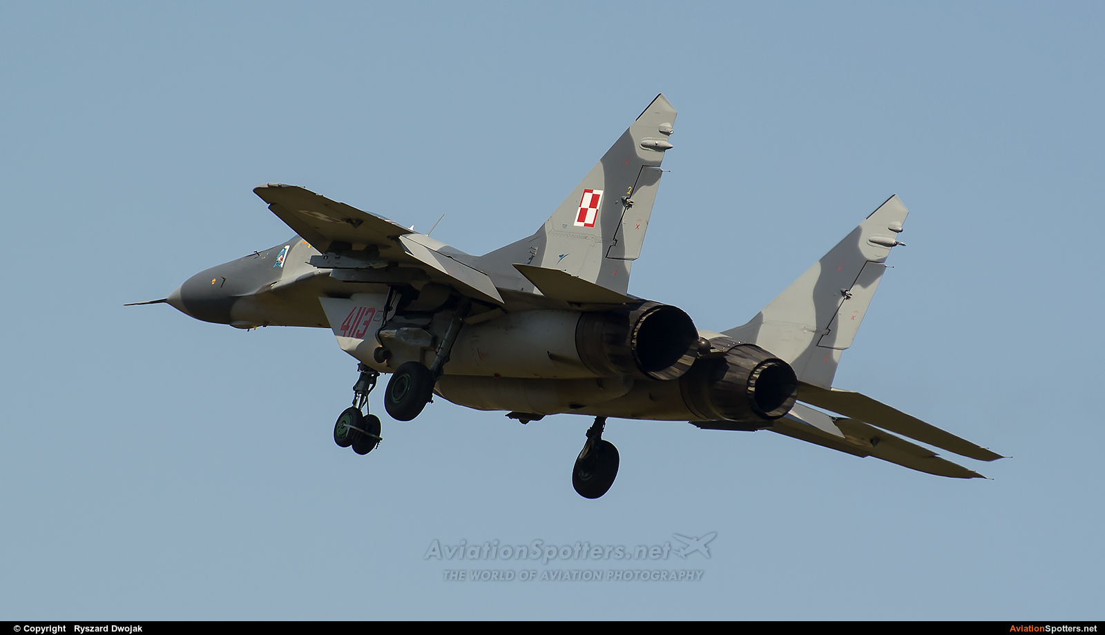 Poland - Air Force  -  MiG-29A  (4113) By Ryszard Dwojak (ryś)