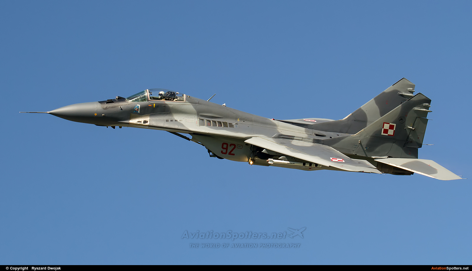 Poland - Air Force  -  MiG-29A  (92) By Ryszard Dwojak (ryś)