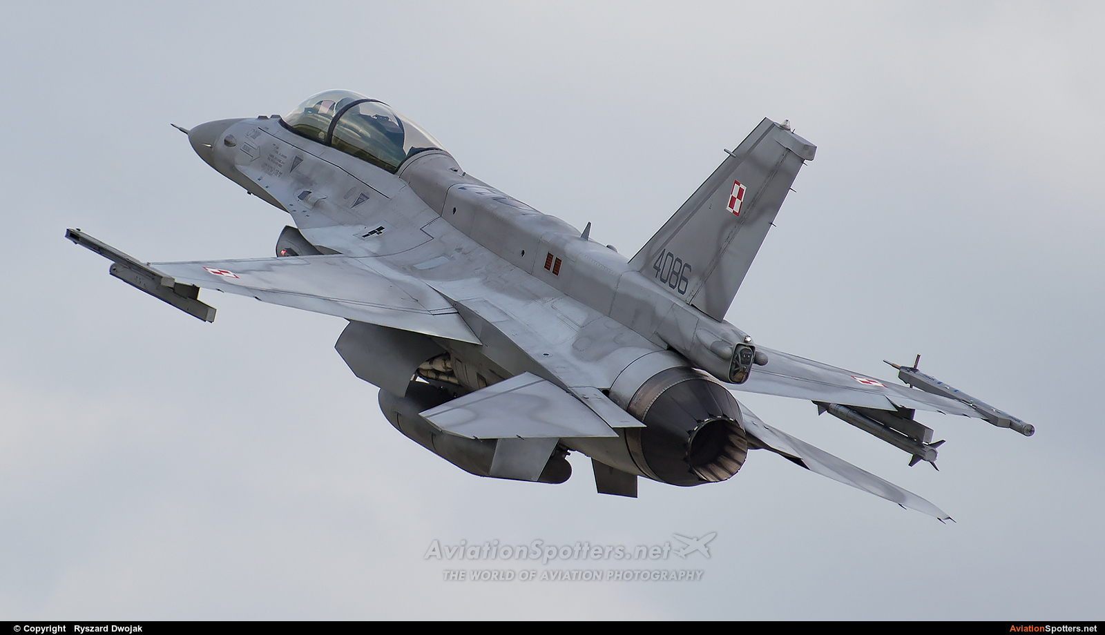 Poland - Air Force  -  F-16D Fighting Falcon  (4086) By Ryszard Dwojak (ryś)