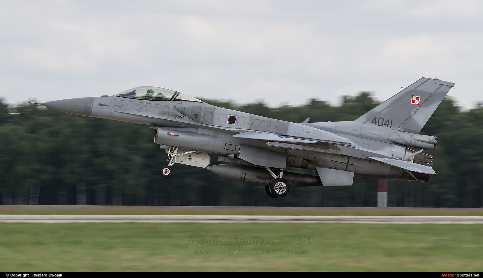 Poland - Air Force  -  F-16C Block 52+ Fighting Falcon  (4041) By Ryszard Dwojak (ryś)