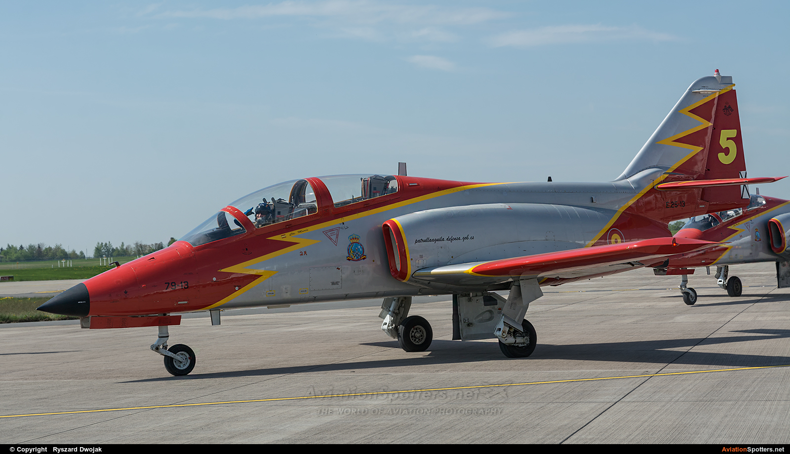 Spain - Air Force : Patrulla Aguila  -  C-101EB Aviojet  (E.25-13) By Ryszard Dwojak (ryś)