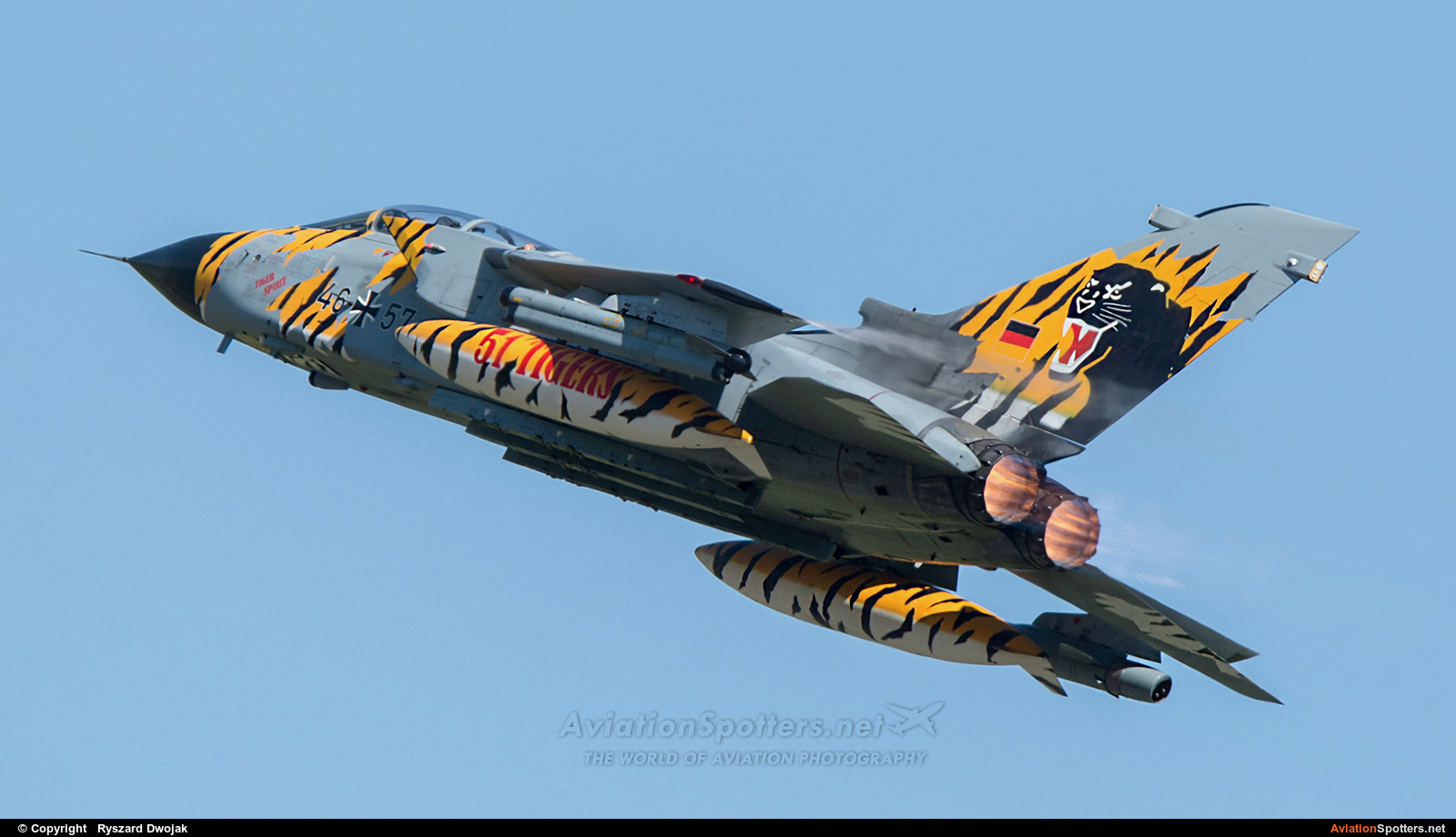 Germany - Air Force  -  Tornado - ECR  (46+57) By Ryszard Dwojak (ryś)