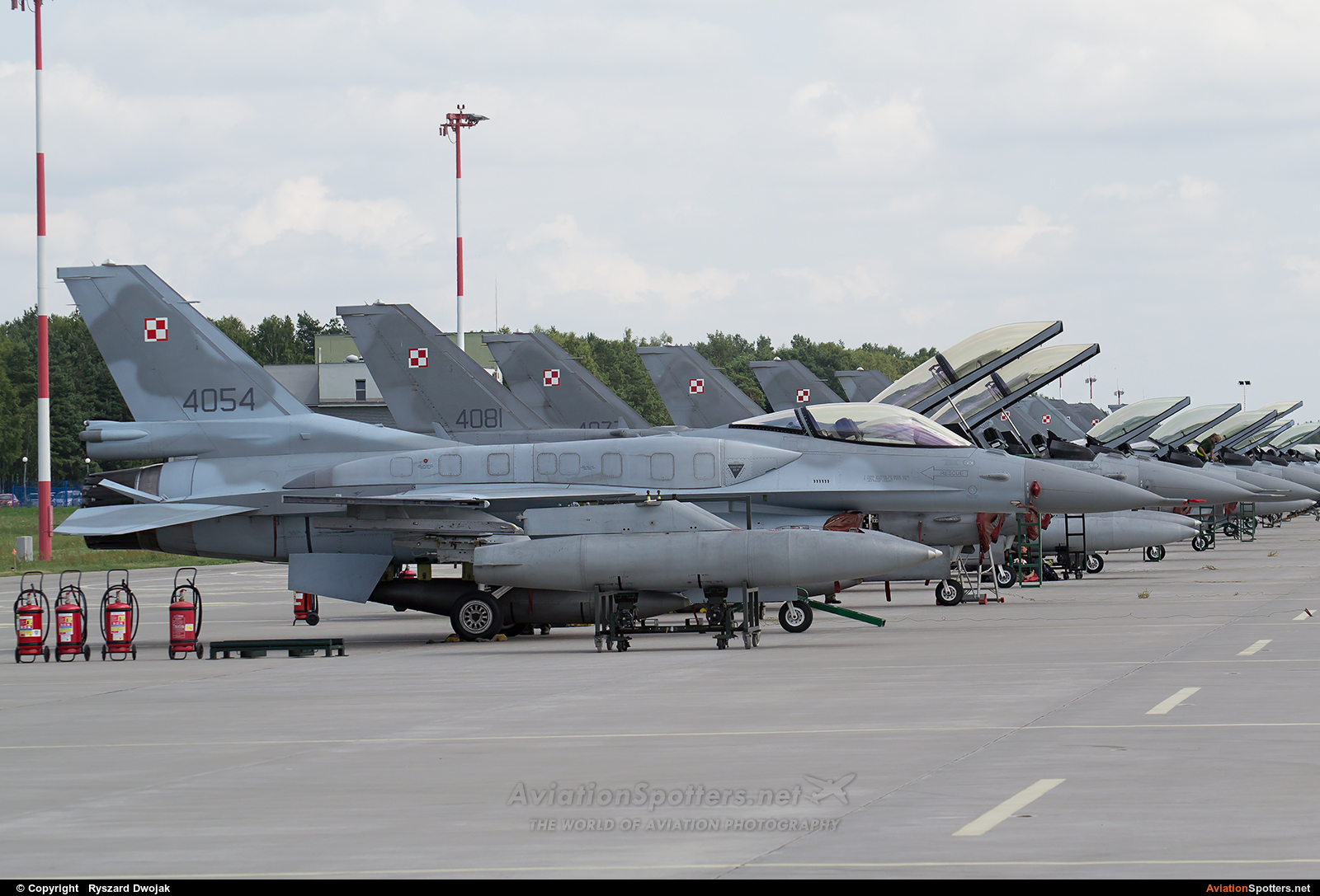 Poland - Air Force  -  F-16C Block 52+ Fighting Falcon  (4054) By Ryszard Dwojak (ryś)