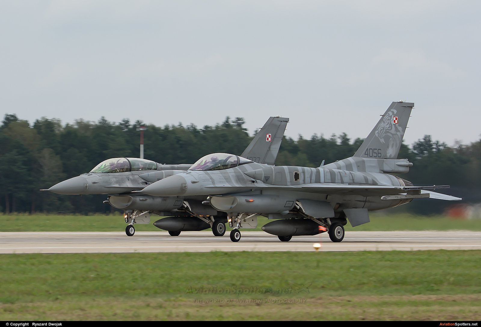 Poland - Air Force  -  F-16C Block 52+ Fighting Falcon  (4056) By Ryszard Dwojak (ryś)