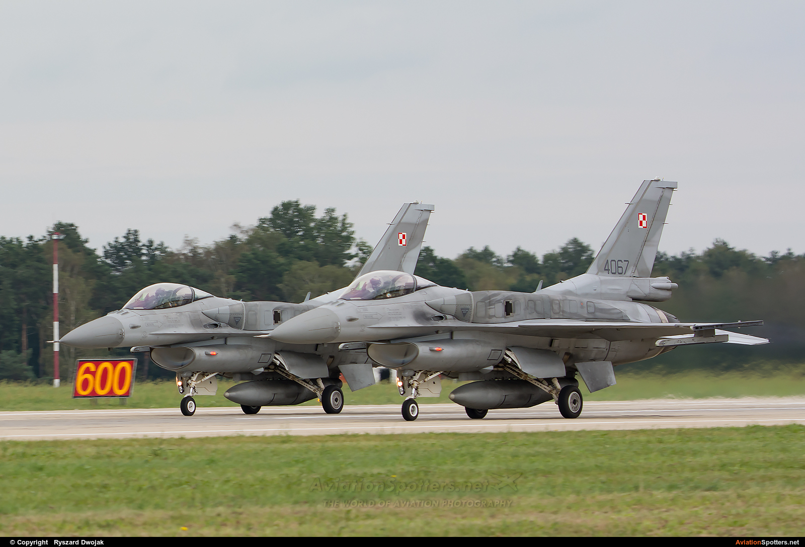 Poland - Air Force  -  F-16C Block 52+ Fighting Falcon  (4067) By Ryszard Dwojak (ryś)