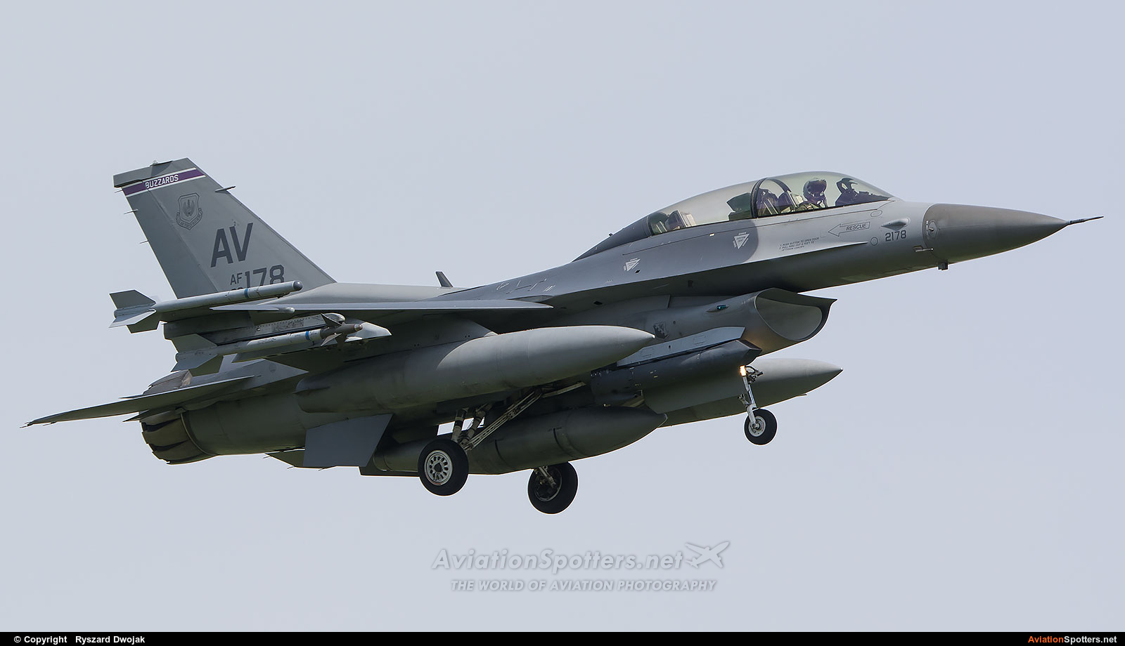 USA - Air Force  -  F-16C Fighting Falcon  (89-2178) By Ryszard Dwojak (ryś)