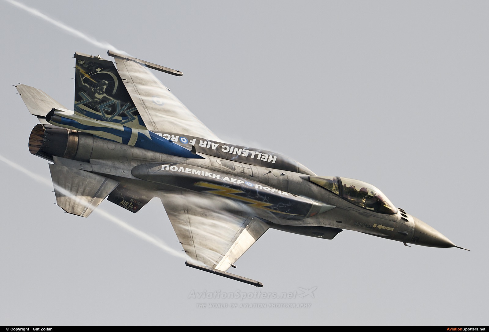 Greece - Hellenic Air Force  -  F-16C Block 52+  Fighting Falcon  (505) By Gut Zoltán (gut zoltan)
