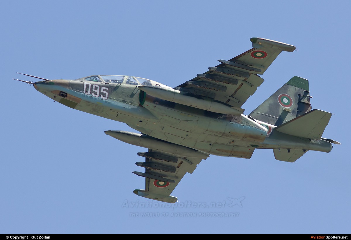 Bulgaria - Air Force  -  Su-25UB  (095) By Gut Zoltán (gut zoltan)