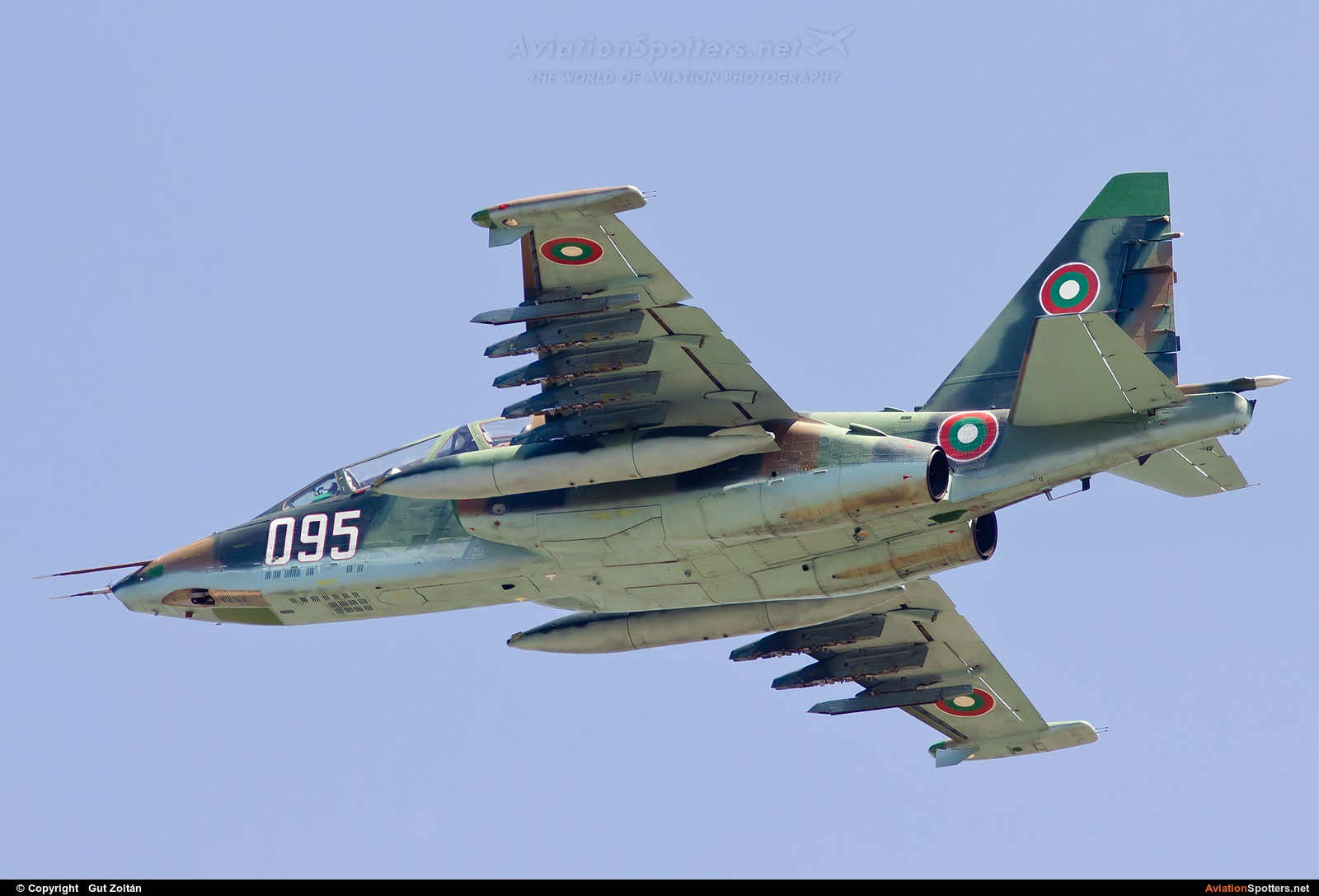 Bulgaria - Air Force  -  Su-25UB  (095) By Gut Zoltán (gut zoltan)