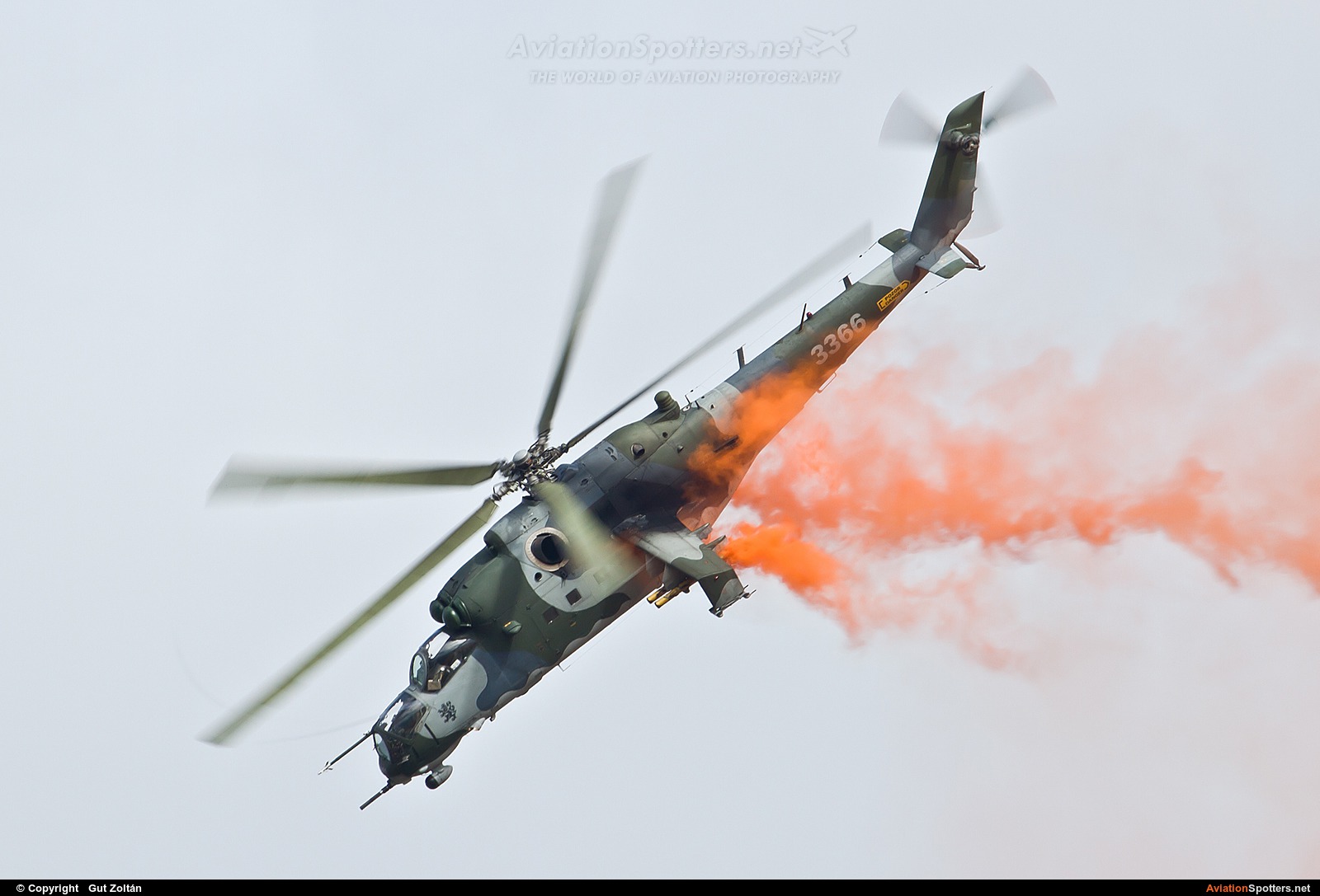 Czech - Air Force  -  Mi-35  (3366) By Gut Zoltán (gut zoltan)