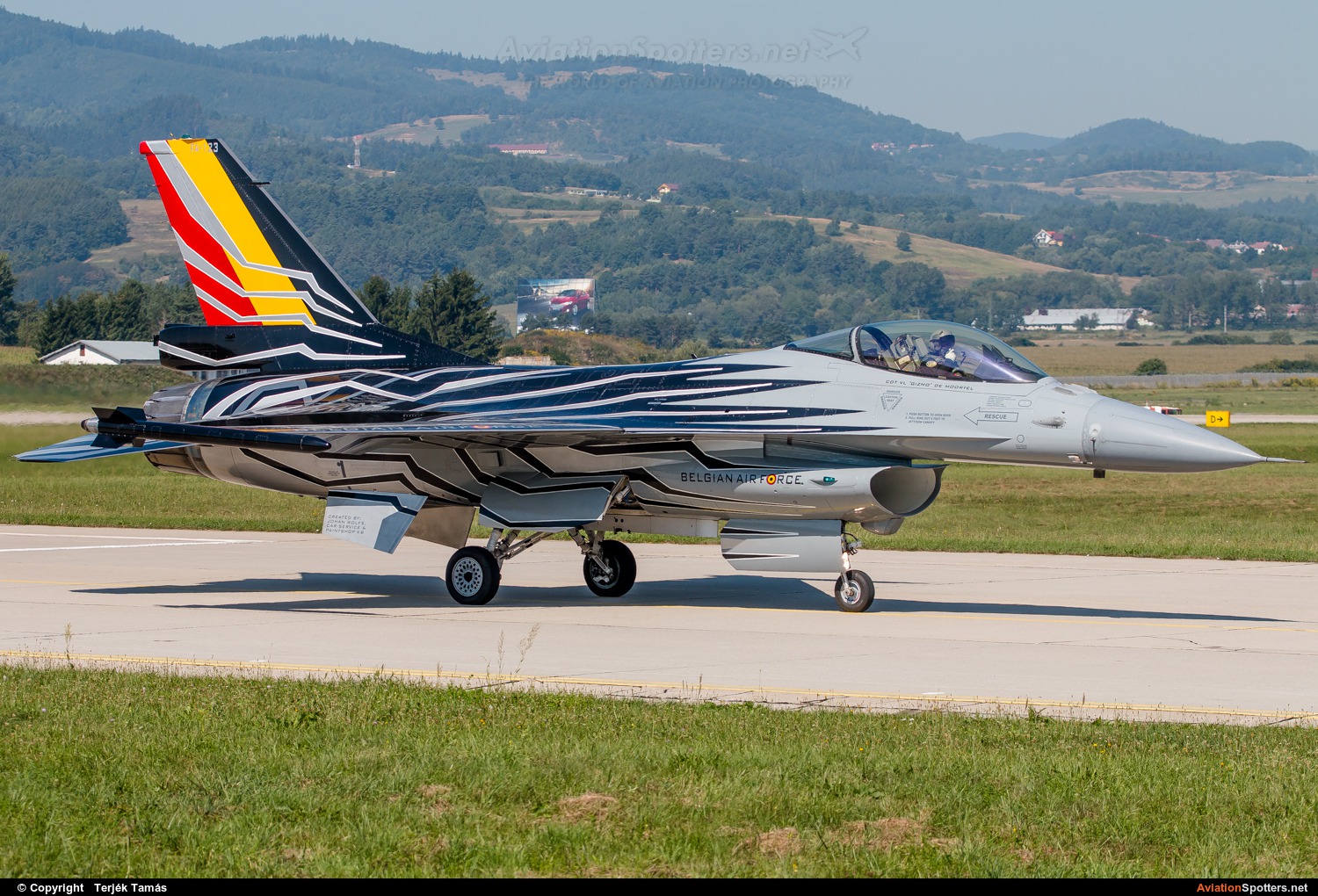 Belgium - Air Force  -  F-16AM Fighting Falcon  (FA-123) By Terjék Tamás (operator)