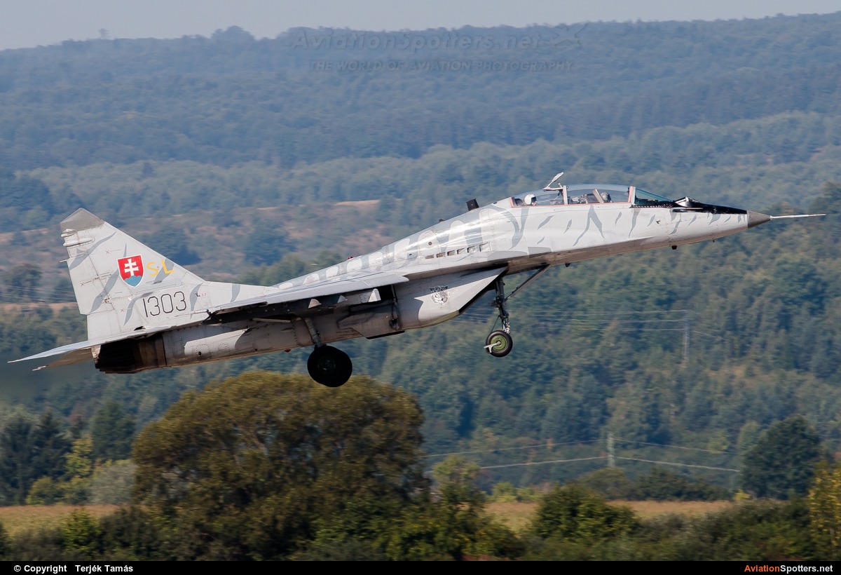 Slovakia - Air Force  -  MiG-29UBS  (1303) By Terjék Tamás (operator)