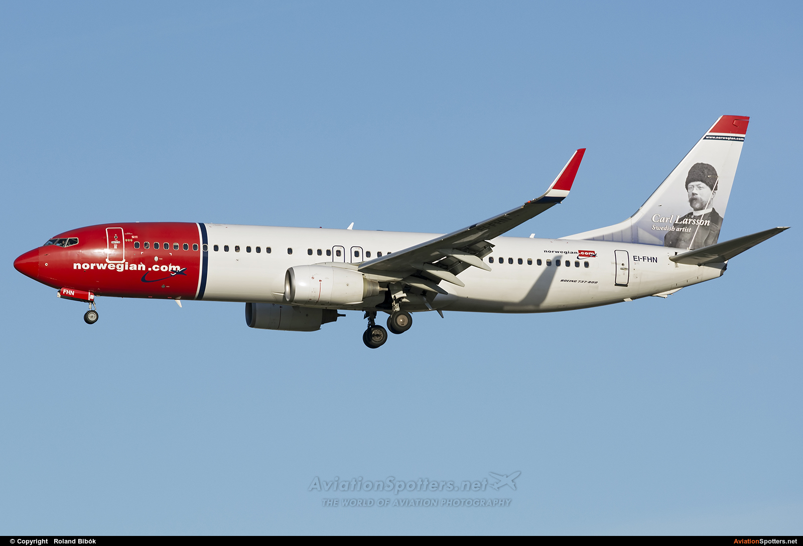 Norwegian Air Shuttle  -  737-800  (EI-FHN) By Roland Bibók (Roland Bibok)