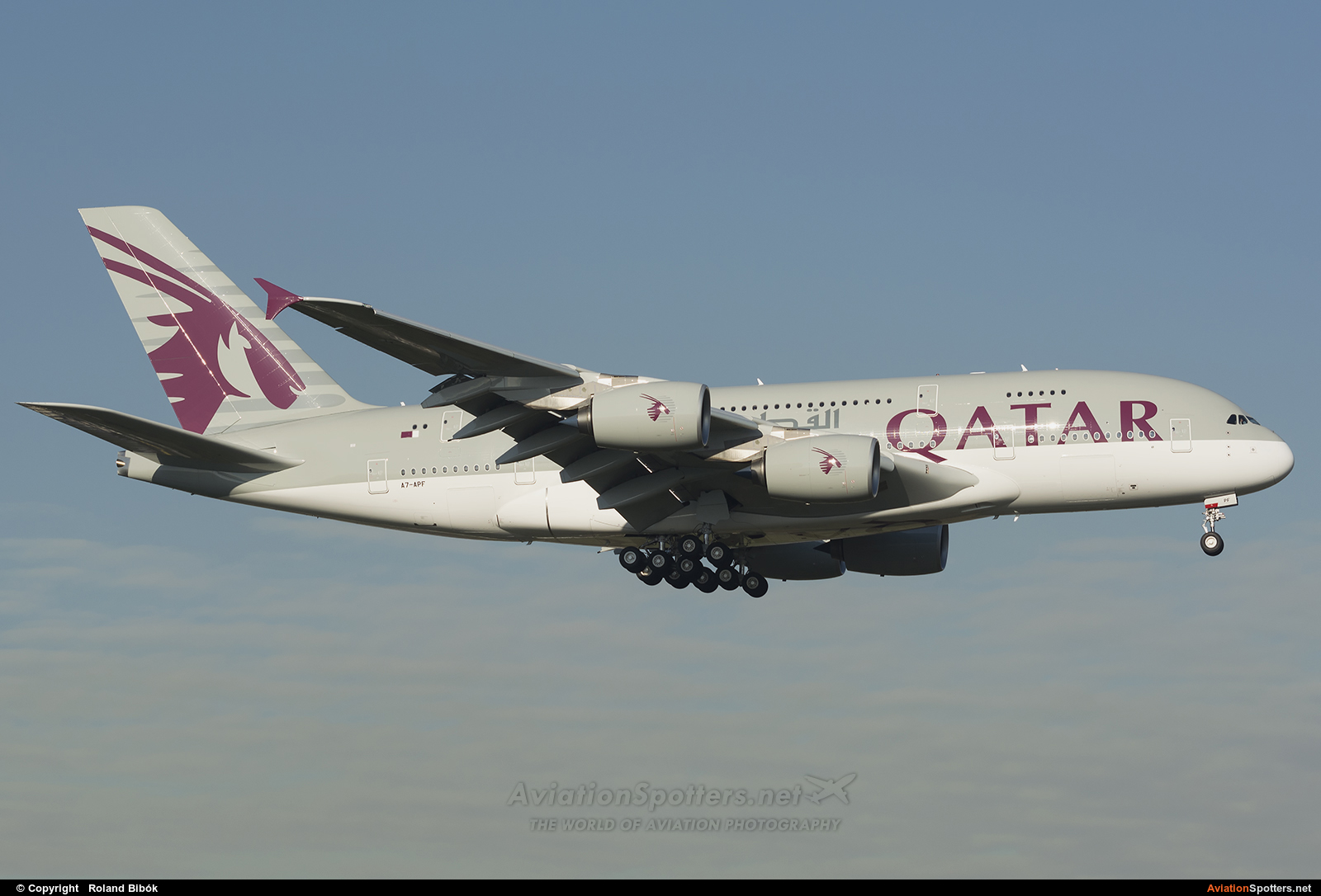 Qatar Airways  -  A380-861  (A6-APF) By Roland Bibók (Roland Bibok)