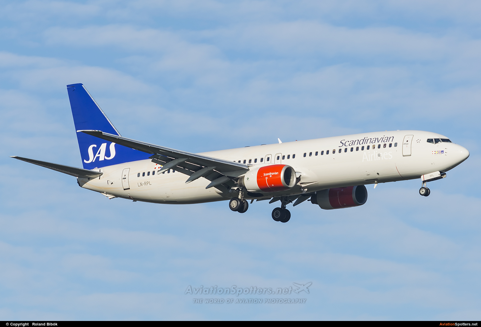 SAS - Scandinavian Airlines  -  737-800  (LN-RPL) By Roland Bibók (Roland Bibok)