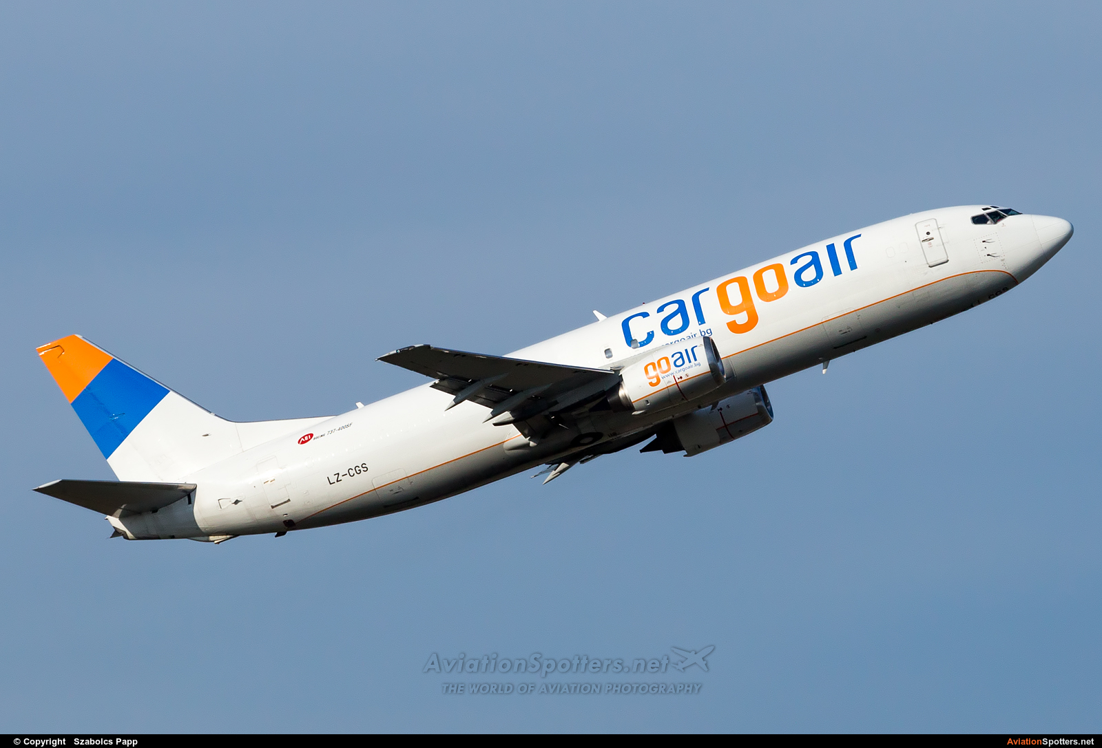 Cargo Air  -  737-400F  (LZ-CGS) By Szabolcs Papp (mr.szabi)
