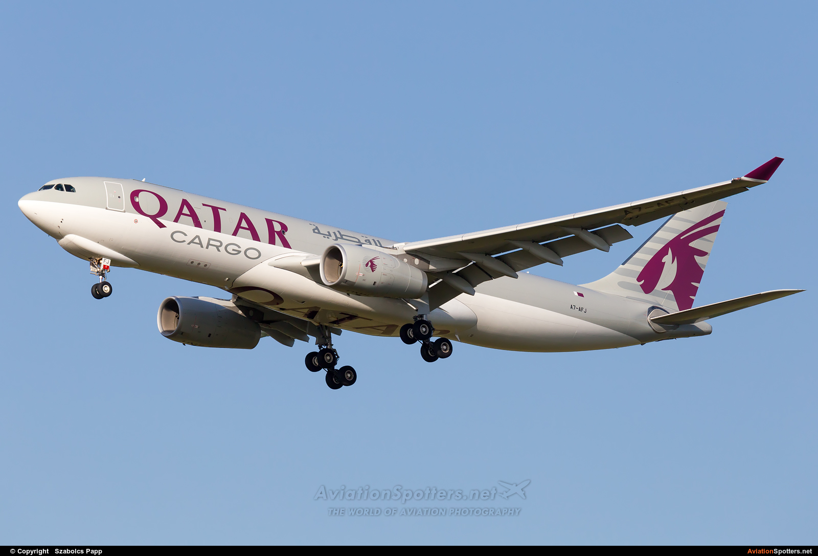 Qatar Airways Cargo  -  A330-200F  (A7-AFJ) By Szabolcs Papp (mr.szabi)