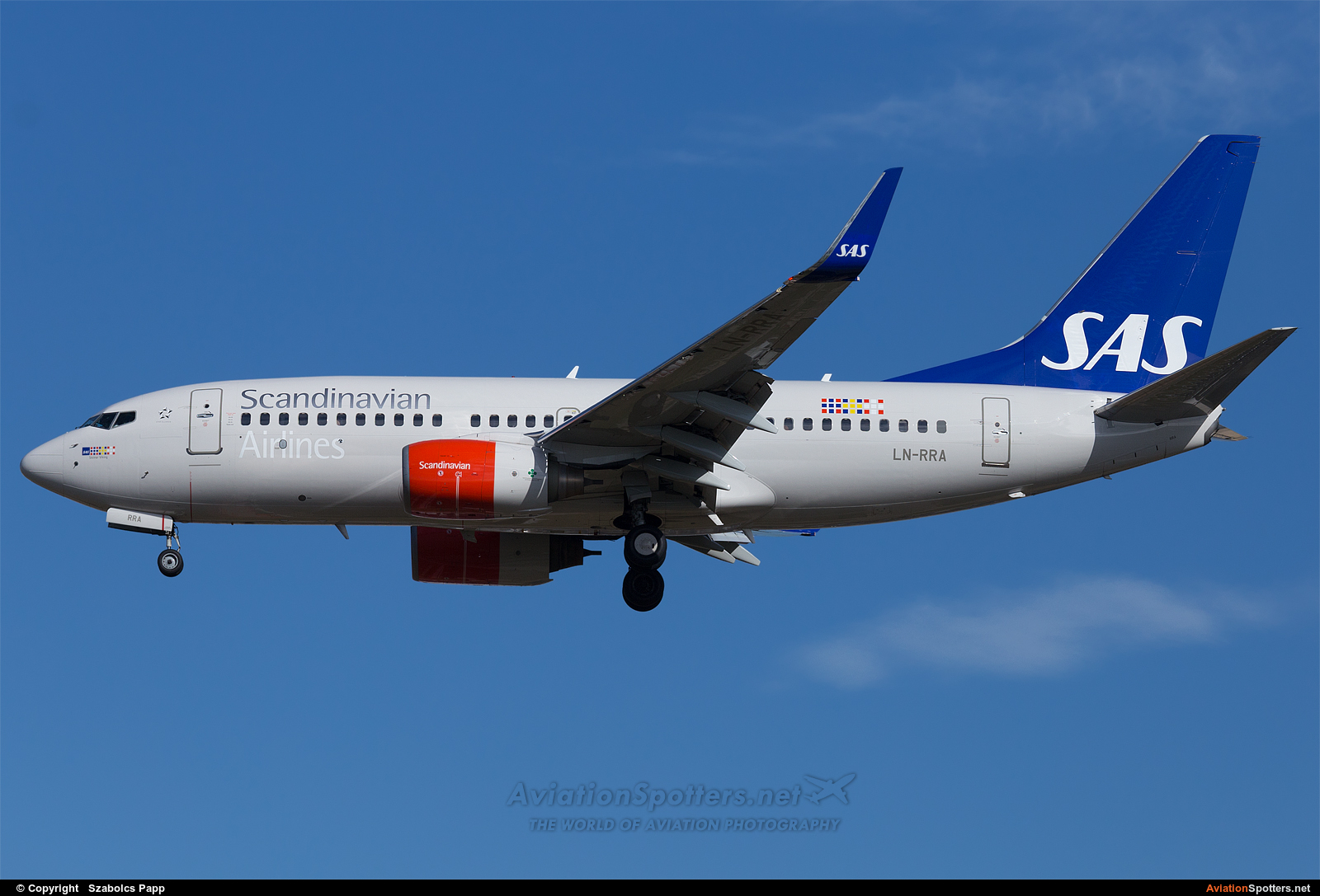 SAS - Scandinavian Airlines  -  737-700  (LN-RRA) By Szabolcs Papp (mr.szabi)