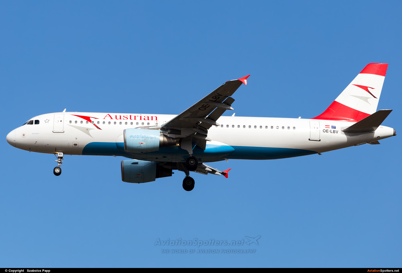 Austrian Airlines  -  A320-214  (OE-LBV) By Szabolcs Papp (mr.szabi)