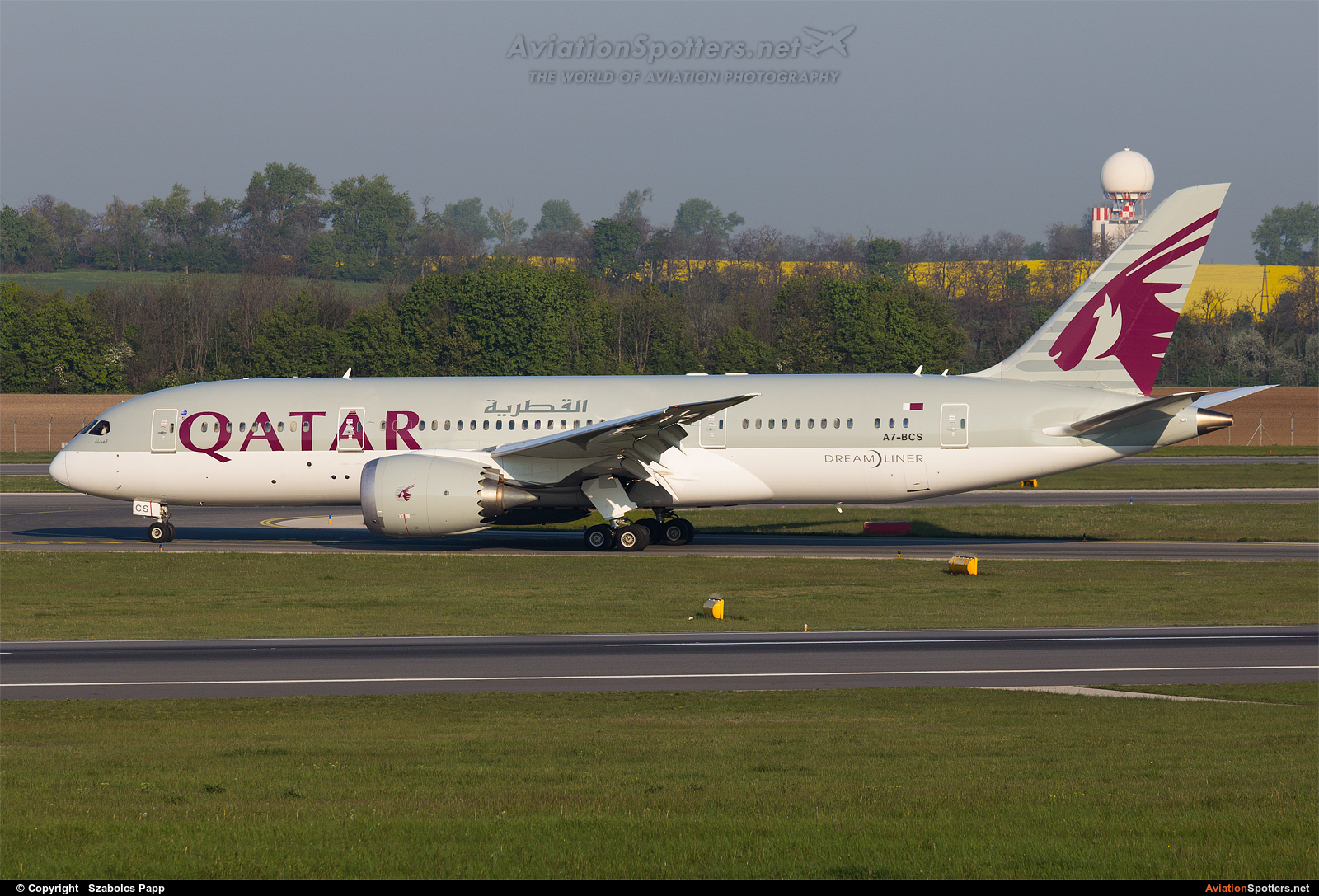 Qatar Airways  -  787-8 Dreamliner  (A7-BCS) By Szabolcs Papp (mr.szabi)
