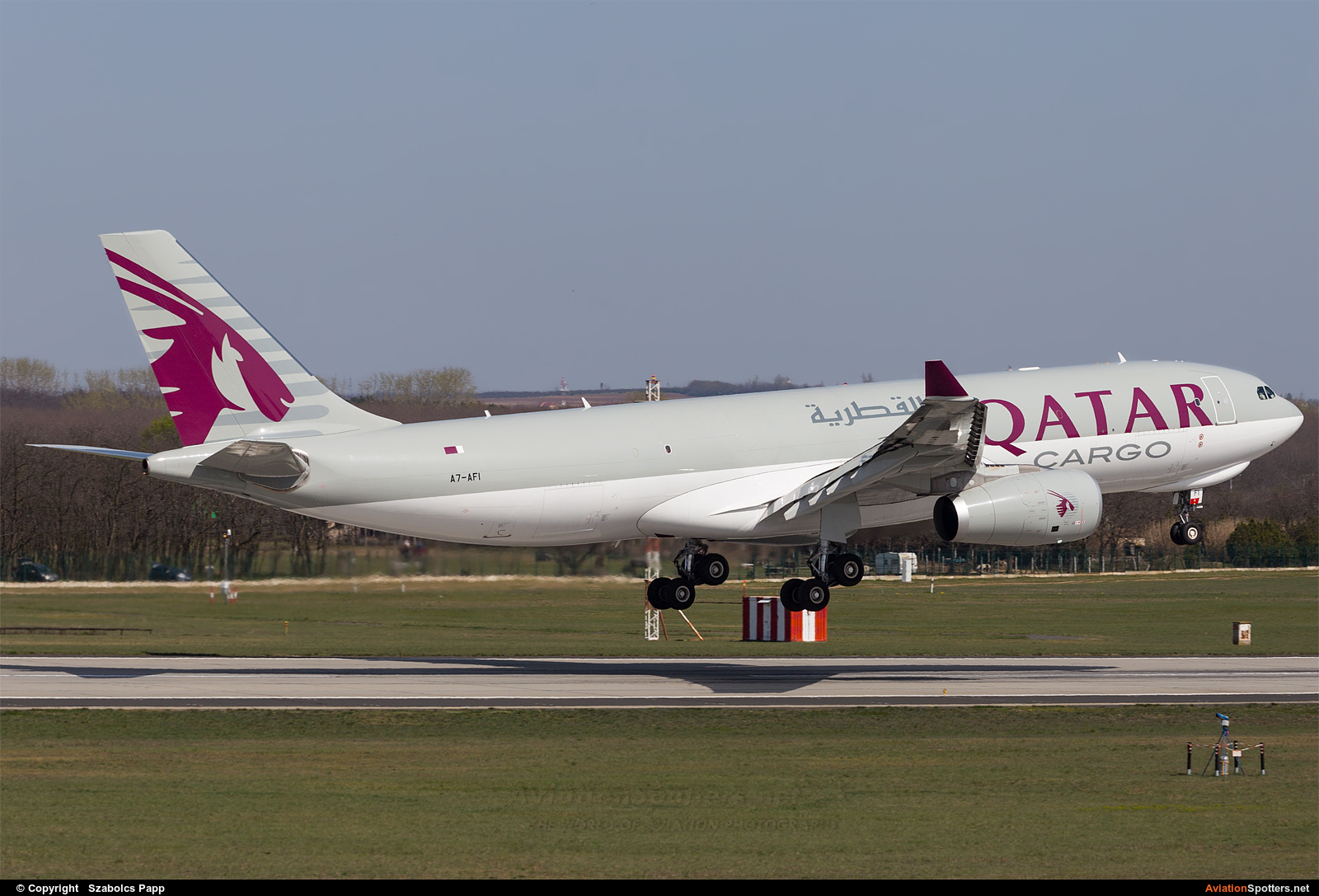 Qatar Airways Cargo  -  A330-243  (A7-AFI) By Szabolcs Papp (mr.szabi)