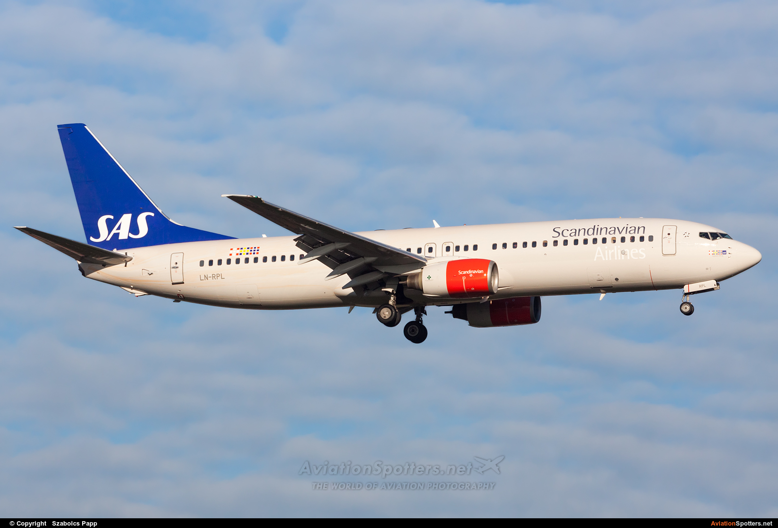 SAS - Scandinavian Airlines  -  737-800  (LN-RPL) By Szabolcs Papp (mr.szabi)