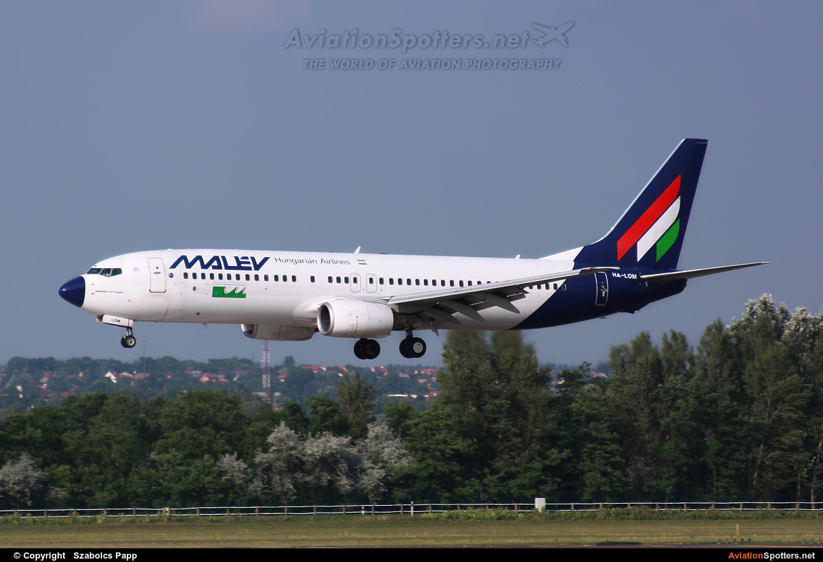 Malev  -  737-800  (HA-LOM) By Szabolcs Papp (mr.szabi)