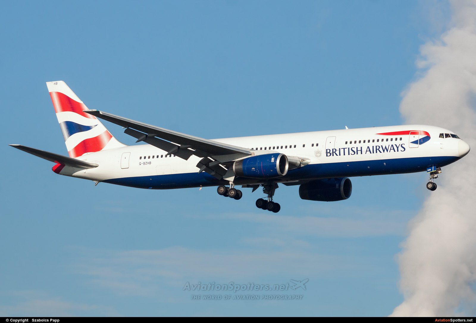 British Airways  -  767-300ER  (G-BZHB) By Szabolcs Papp (mr.szabi)