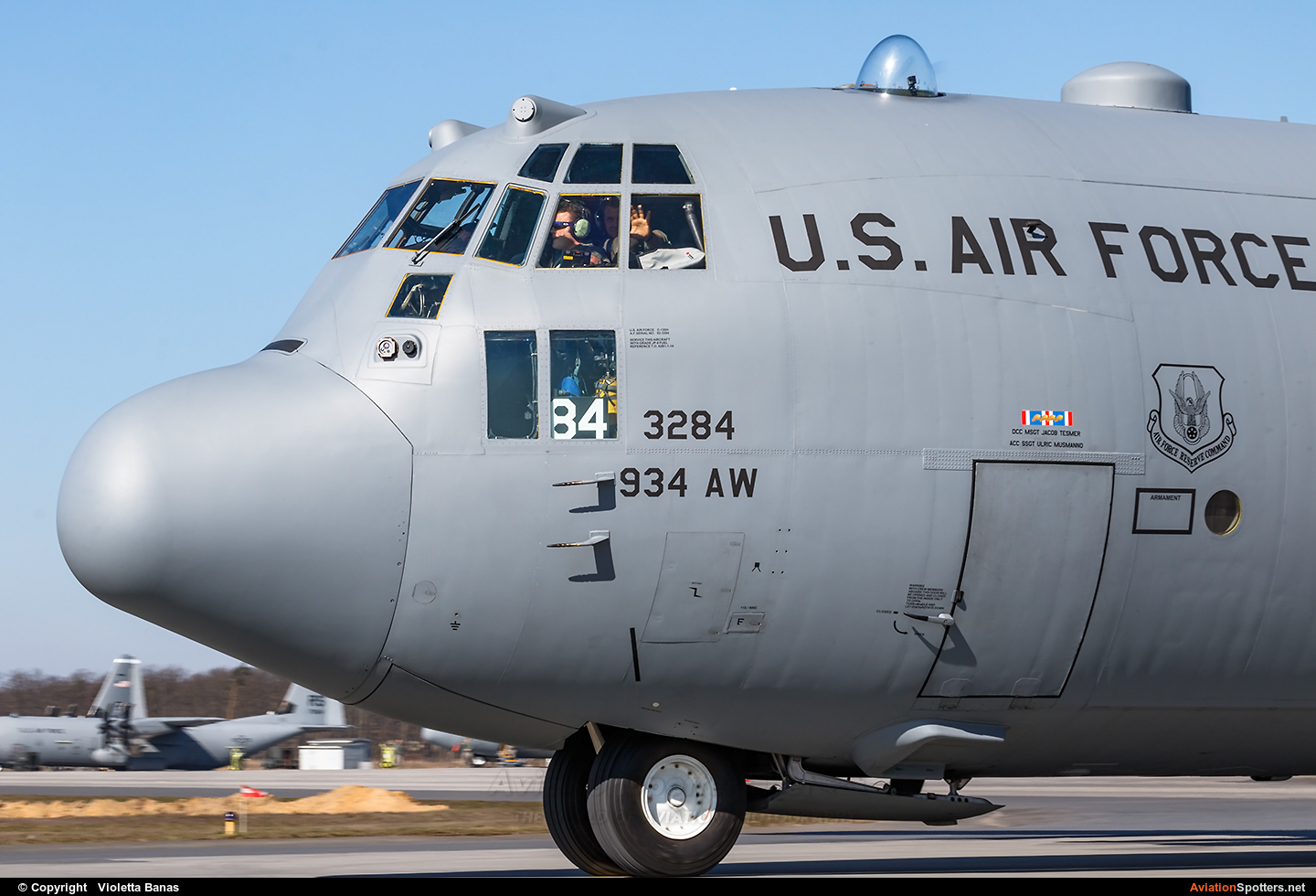 USA - Air Force AFRC  -  C-130H Hercules  (92-3284) By Violetta Banas (akant)