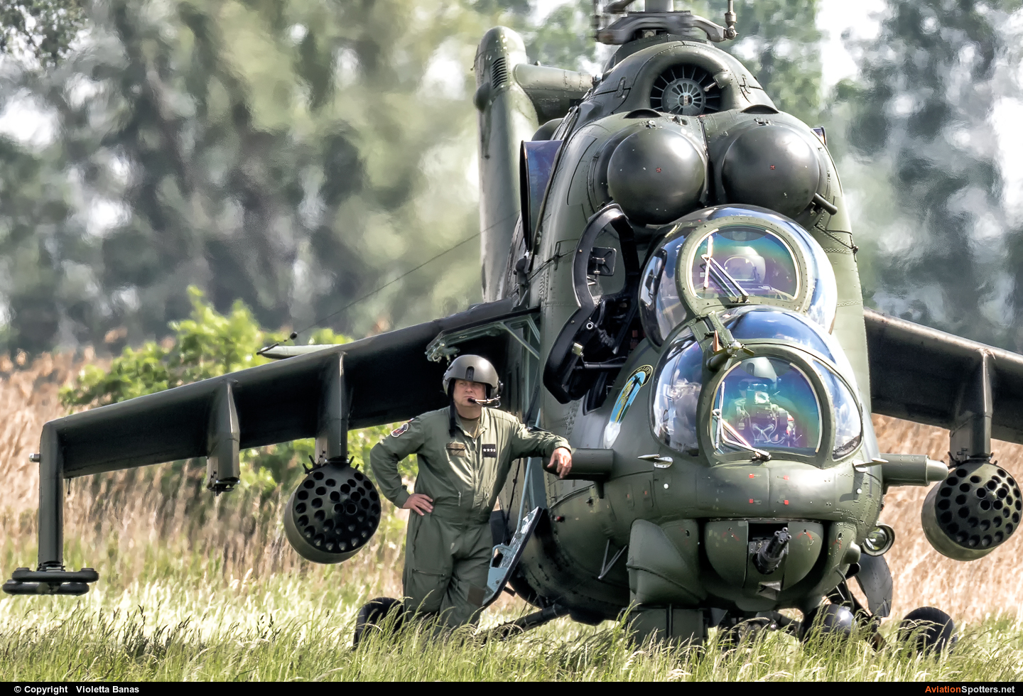 Poland - Air Force  -  Mi-24V  (736) By Violetta Banas (akant)