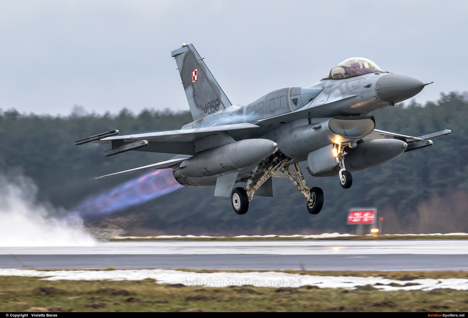 Poland - Air Force  -  F-16C Jastrząb  (4066) By Violetta Banas (akant)