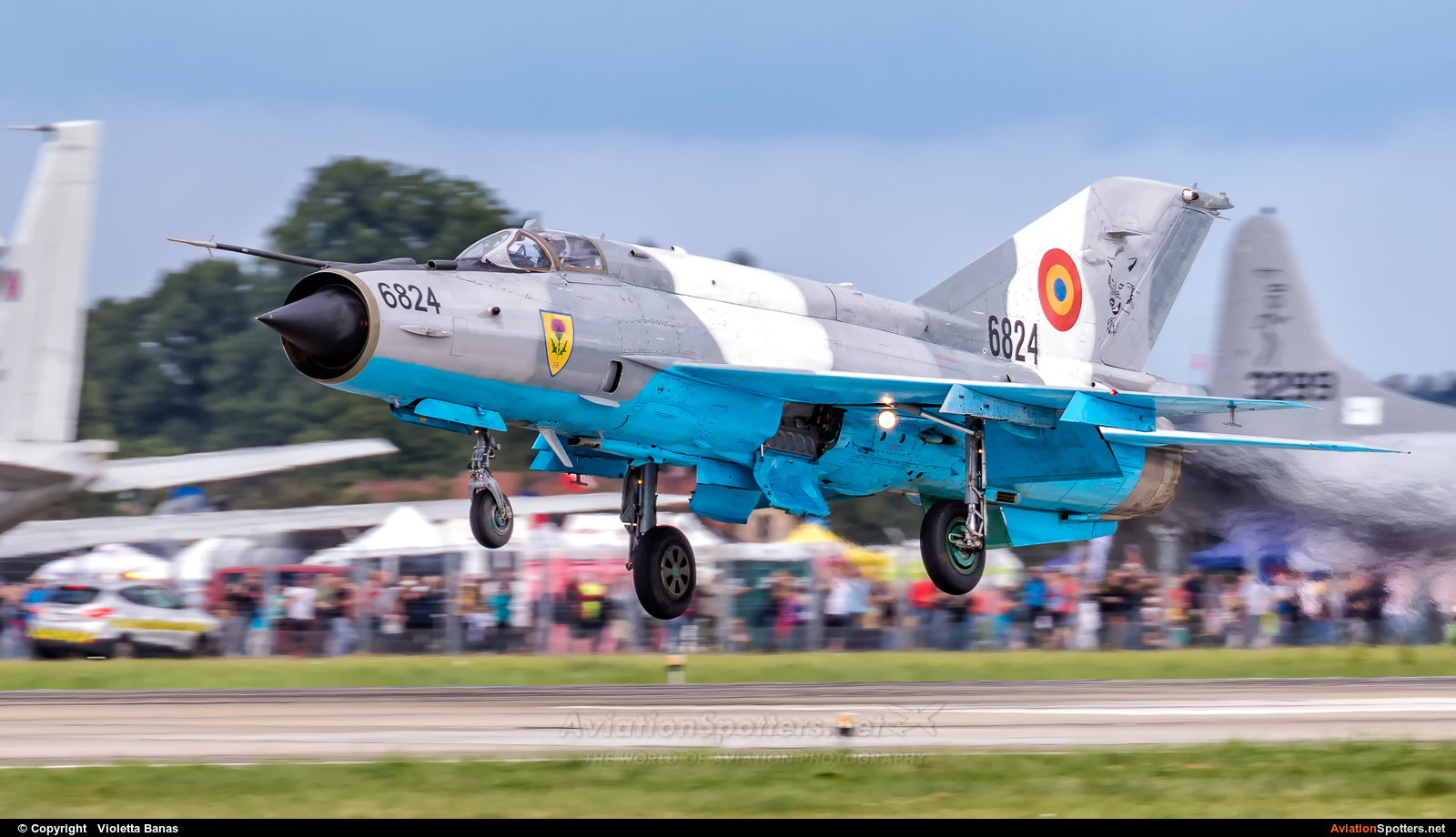 Romania - Air Force  -  MiG-21 LanceR C  (6824) By Violetta Banas (akant)