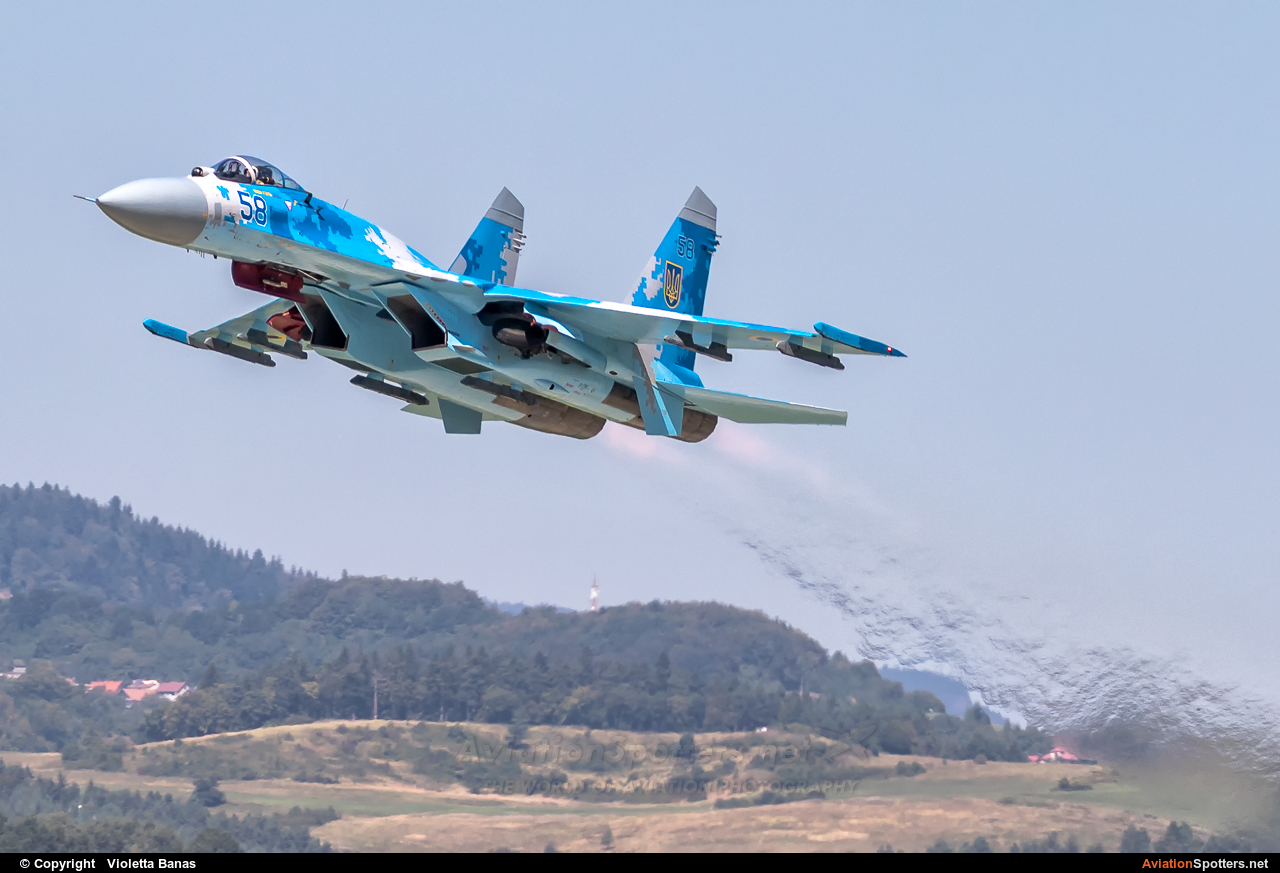 Ukraine - Air Force  -  Su-27  (58) By Violetta Banas (akant)