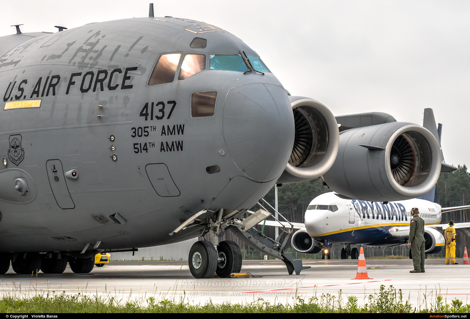 USA - Air Force  -  C-17A Globemaster III  (44137) By Violetta Banas (akant)