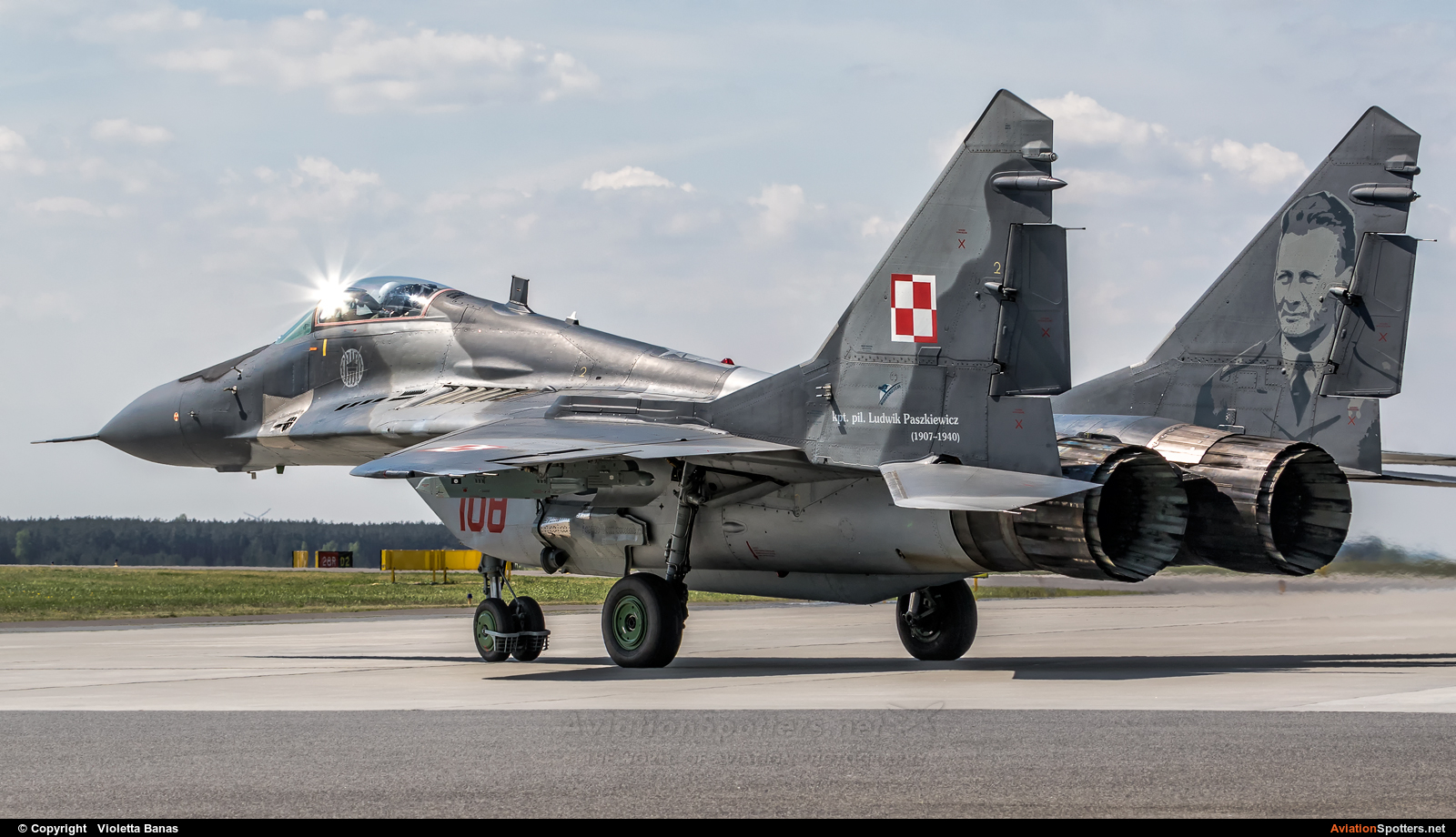 Poland - Air Force  -  MiG-29A  (108) By Violetta Banas (akant)