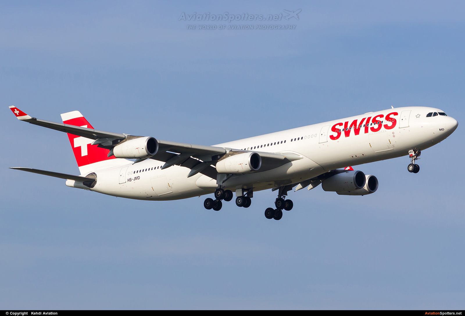 Swiss International  -  A340-300  (HB-JMD) By Kehdi Aviation (Kehdi Aviation)