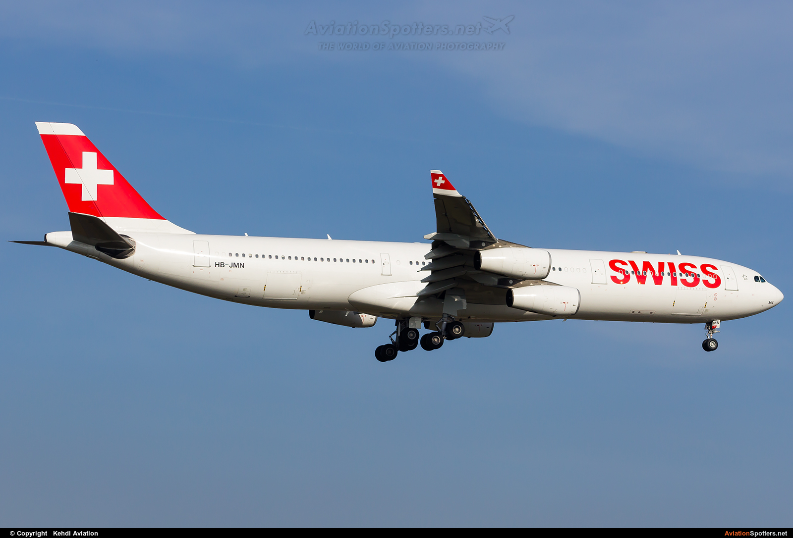 Swiss International  -  A340-300  (HB-JMN) By Kehdi Aviation (Kehdi Aviation)