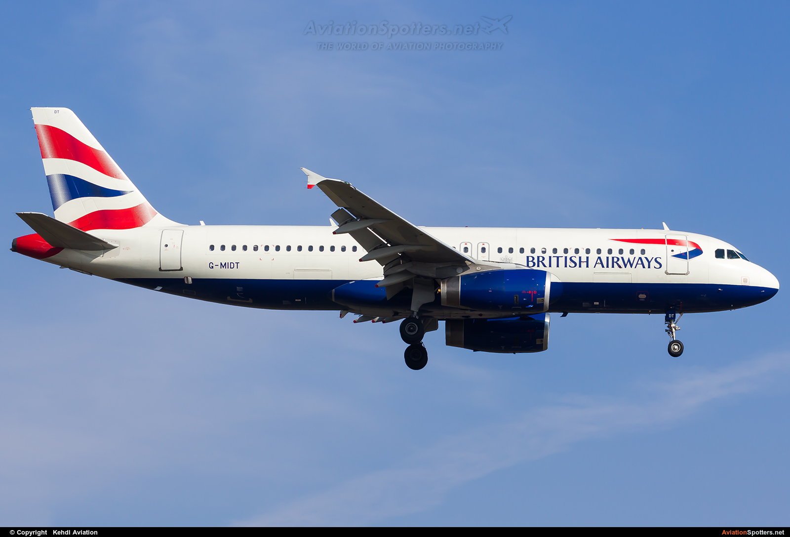 British Airways  -  A320-232  (G-MIDT) By Kehdi Aviation (Kehdi Aviation)